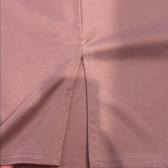 Boohoo Off-Shoulder Ruffle Midi Dress in Mauve - Picture 5 of 5